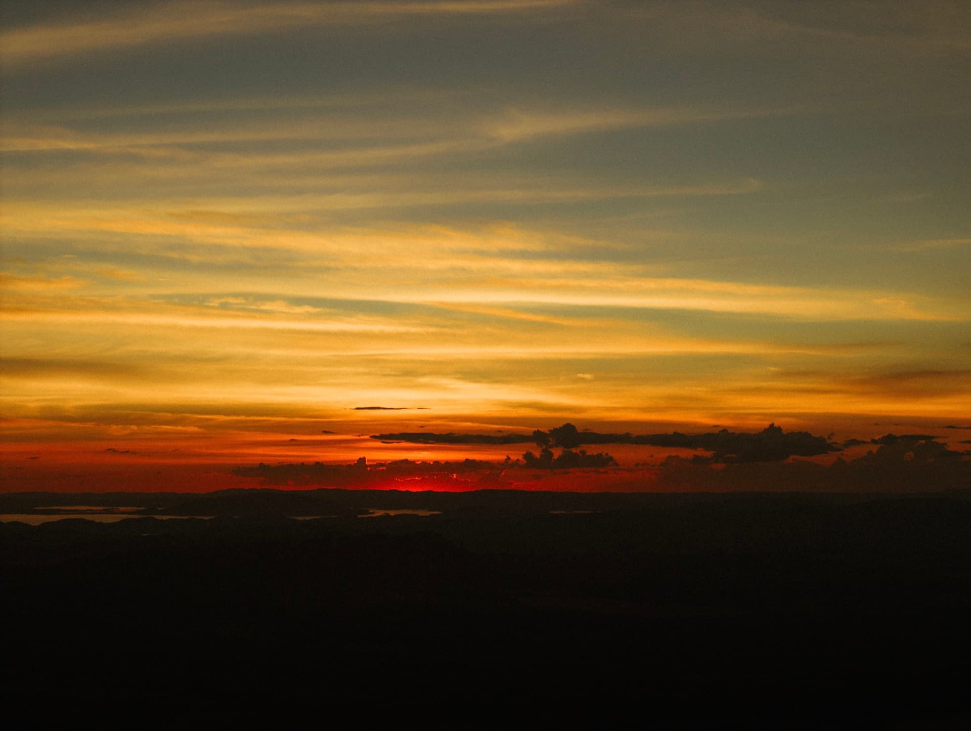 Pôr do sol no Mirante São Jorge